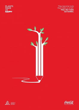 綠色暢爽，共筑可持續(xù)未來(lái)——可口可樂環(huán)保主題廣告設(shè)計(jì)